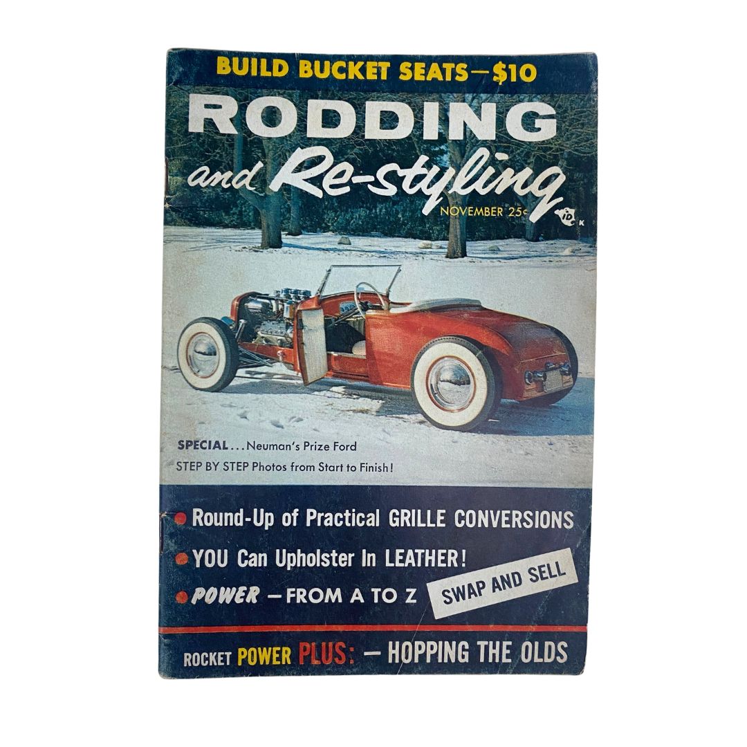 VTG Rodding & Re-Styling Magazine November 1957 Neumann's Red Rod No Label