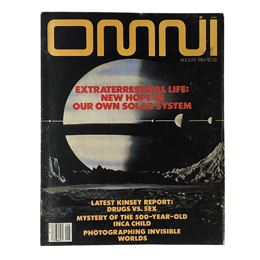 VTG Omni Magazine August 1984 New Hope in Our Own Solar System No Label