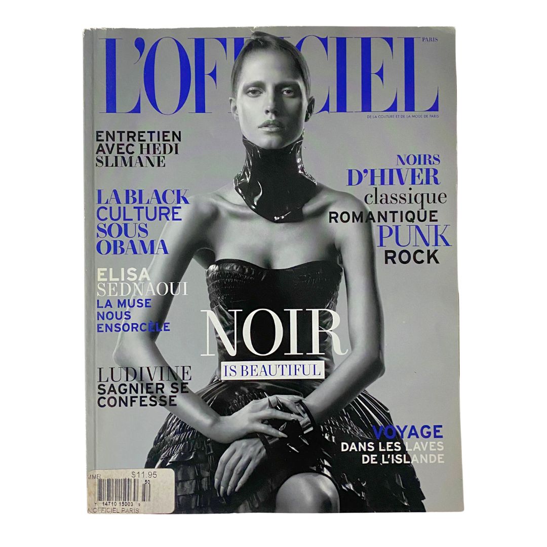 L'Officiel Paris Magazine November 2010 Kasia Szwan Cover No Label VG