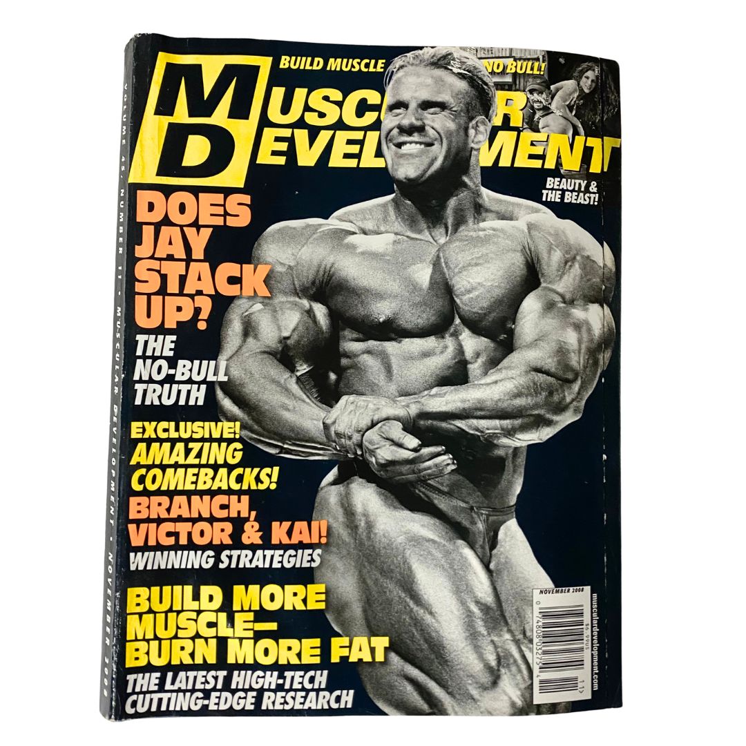 Muscular Development Magazine November 2008 Jay Cutler No Label