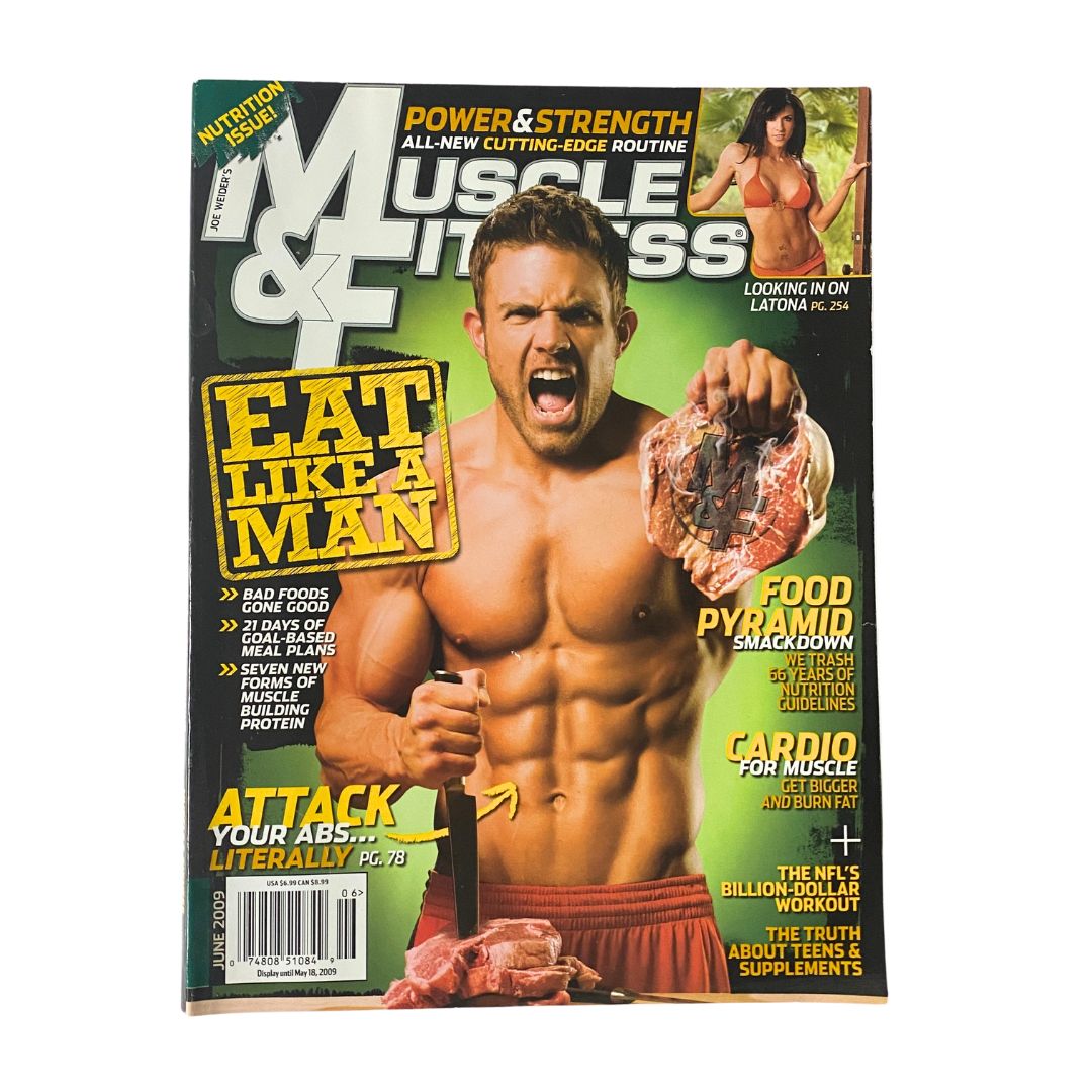 Muscle & Fitness Magazine June 2009 David Kimmerle Cover No Label