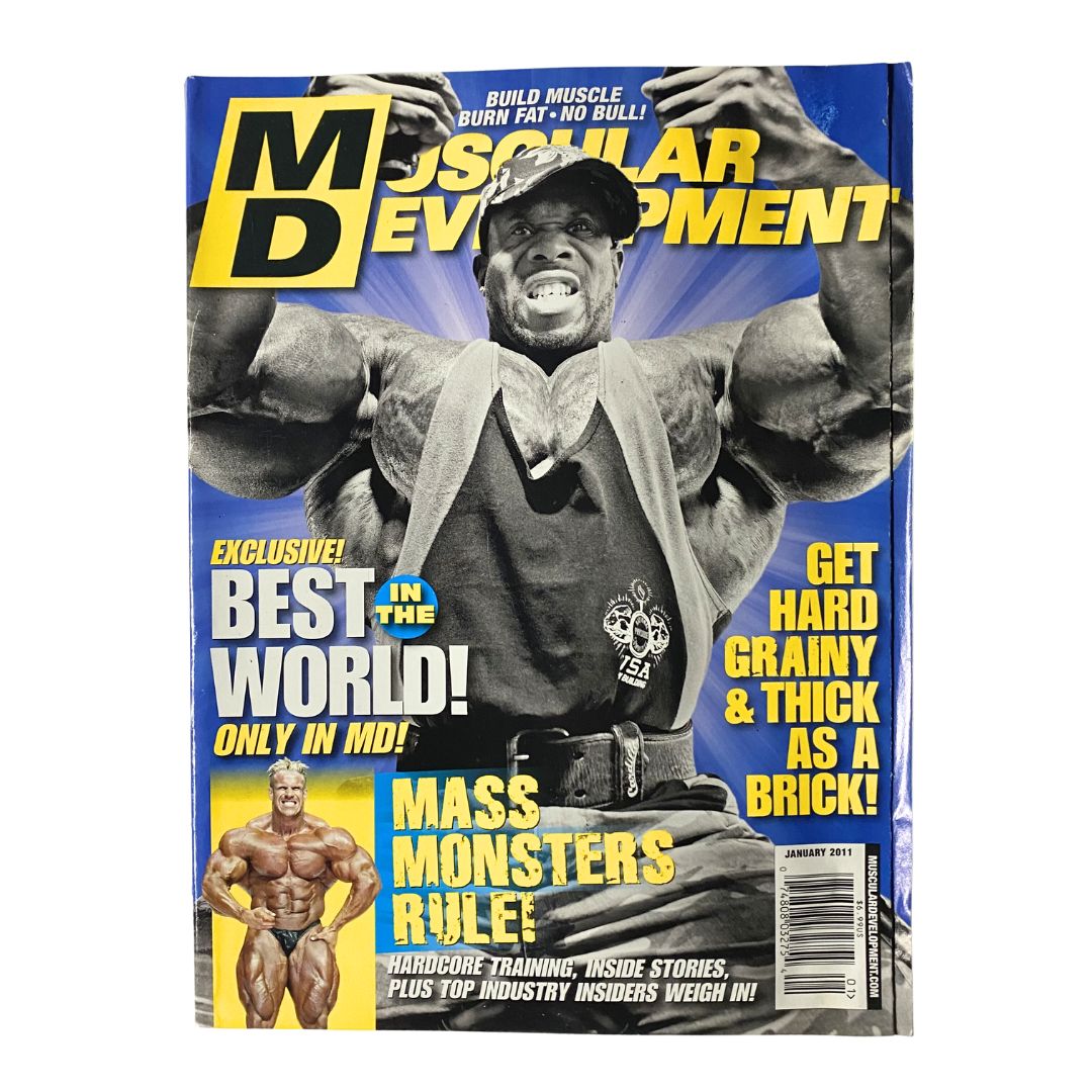 Muscular Development Magazine January 2011 Jay Cutler Feature No Label