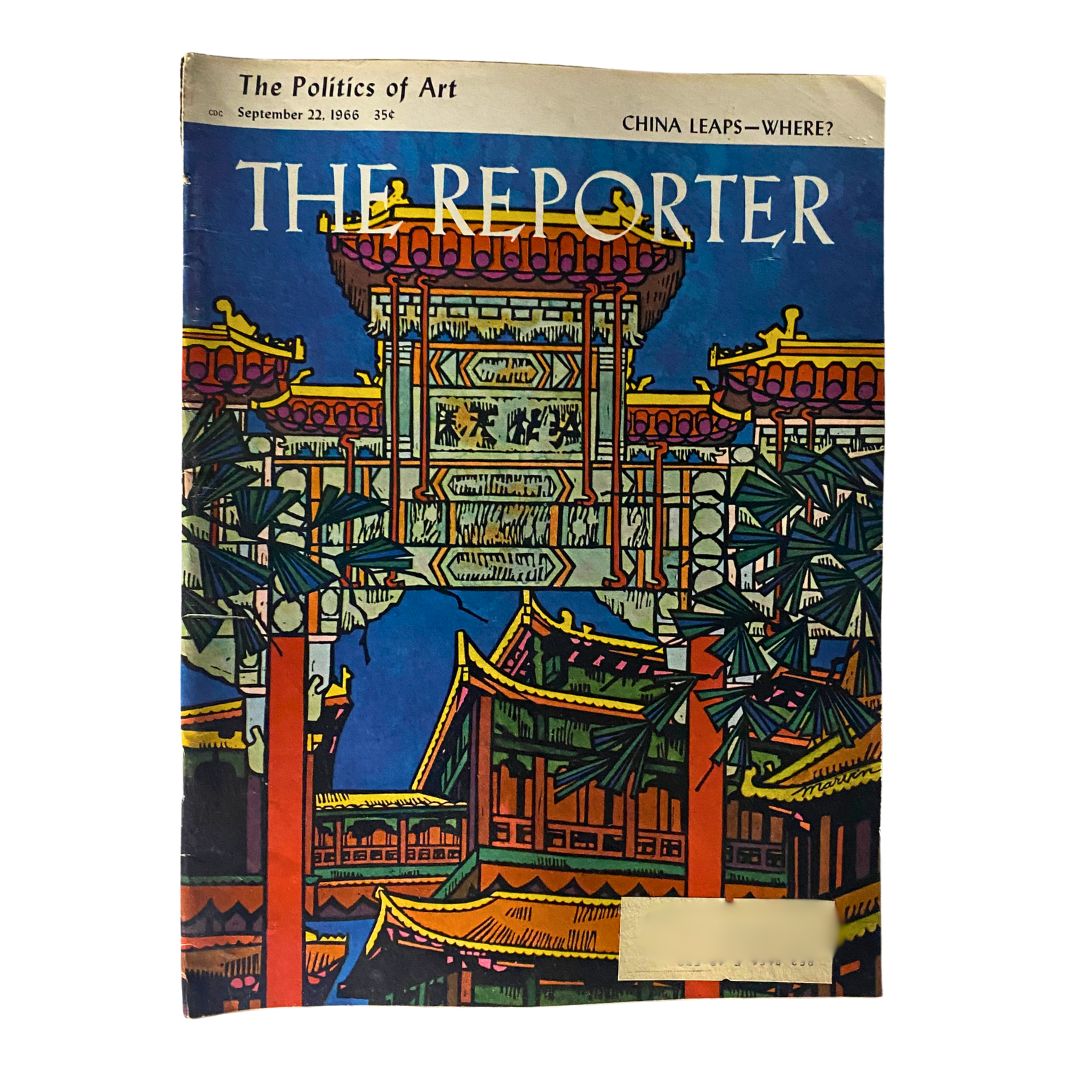 VTG The Reporter Magazine September 22 1966 The Politics of Art