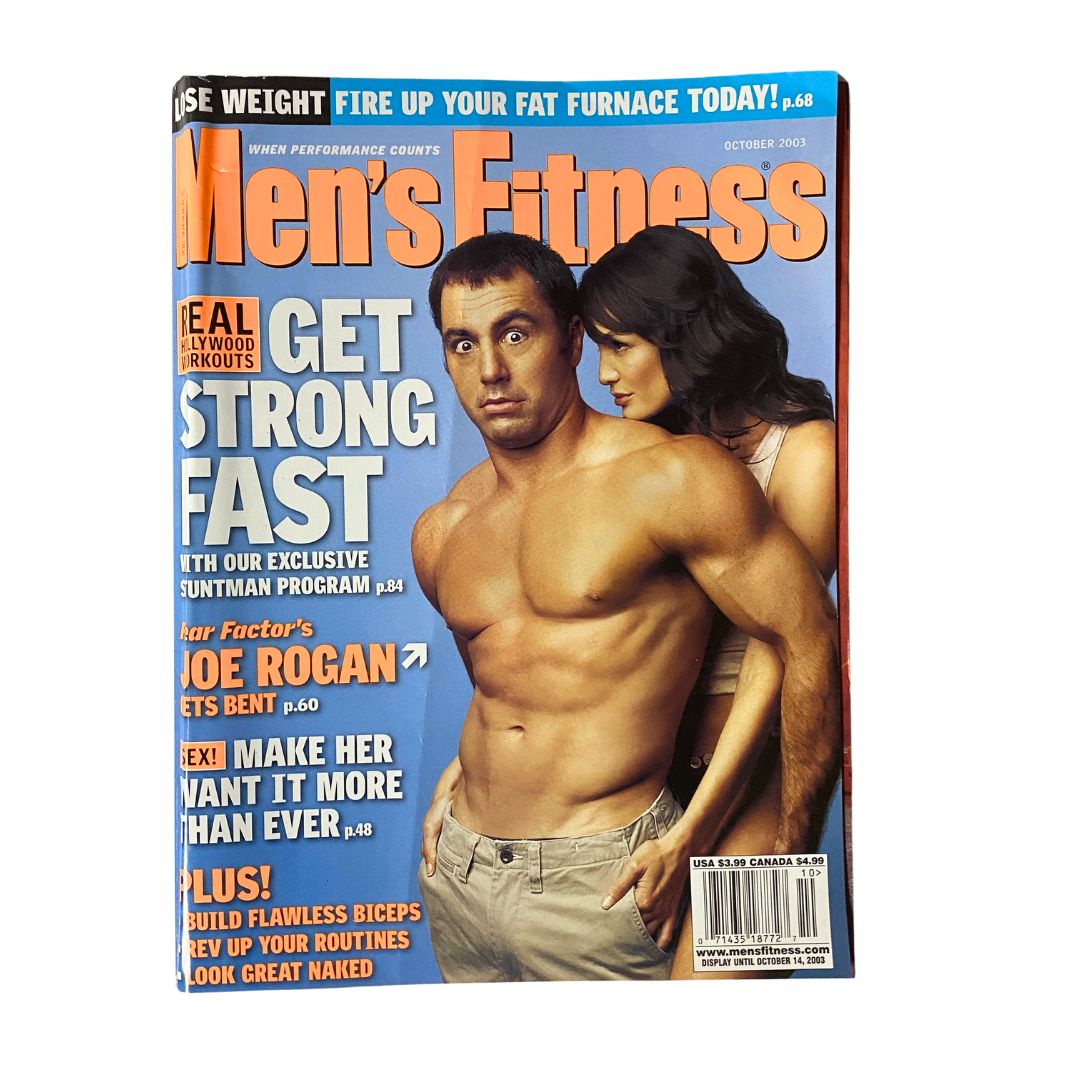 Men's Fitness Magazine October 2003 Joe Rogan Cover No Label