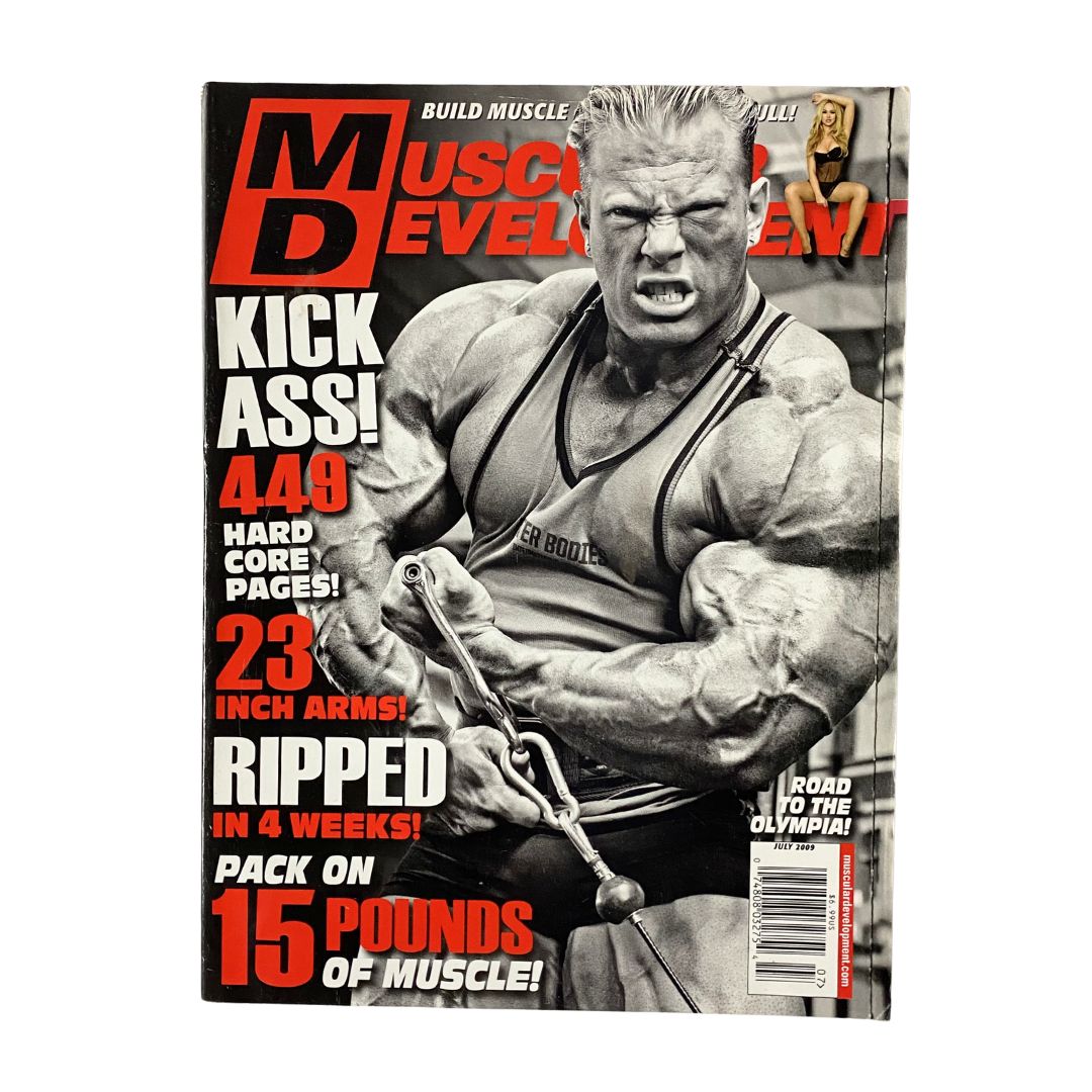 Muscular Development Magazine July 2009 Jay Cutler Cover No Label