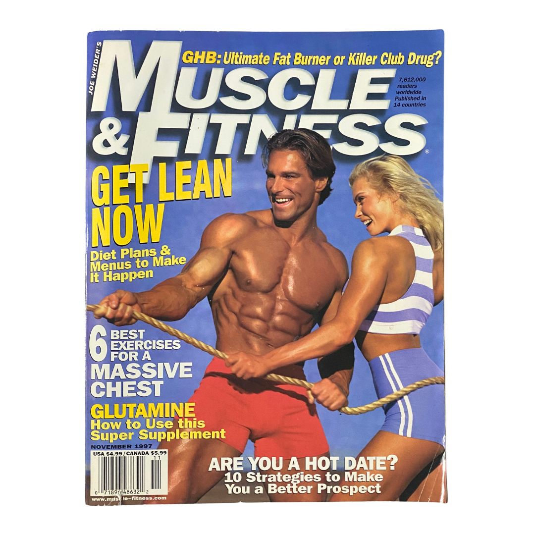 Muscle & Fitness Magazine November 1997 Clark Bartram, Jennifer Goodwin No Label