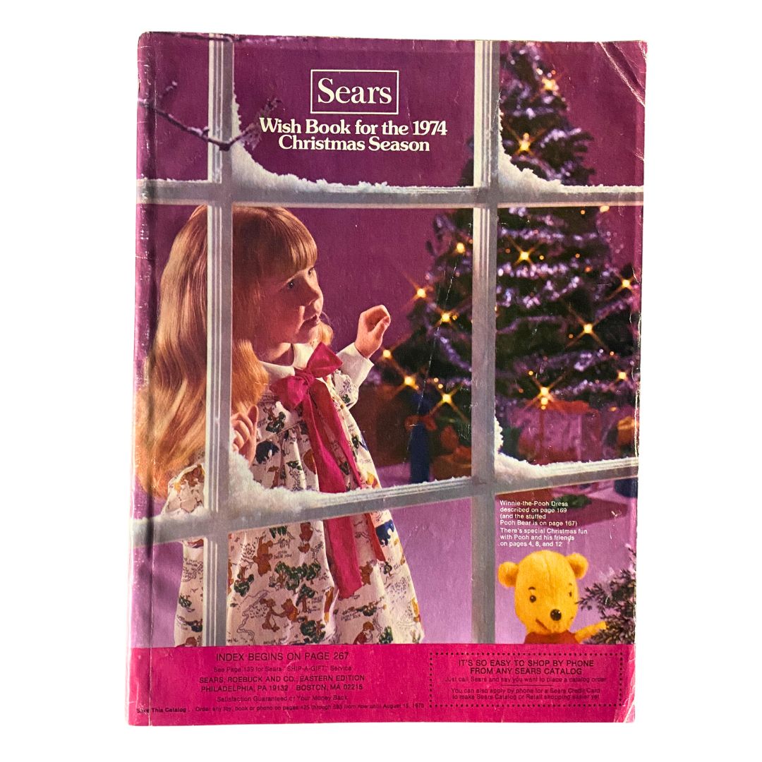 1974 Sears Wish Book for the Christmas Season Catalog