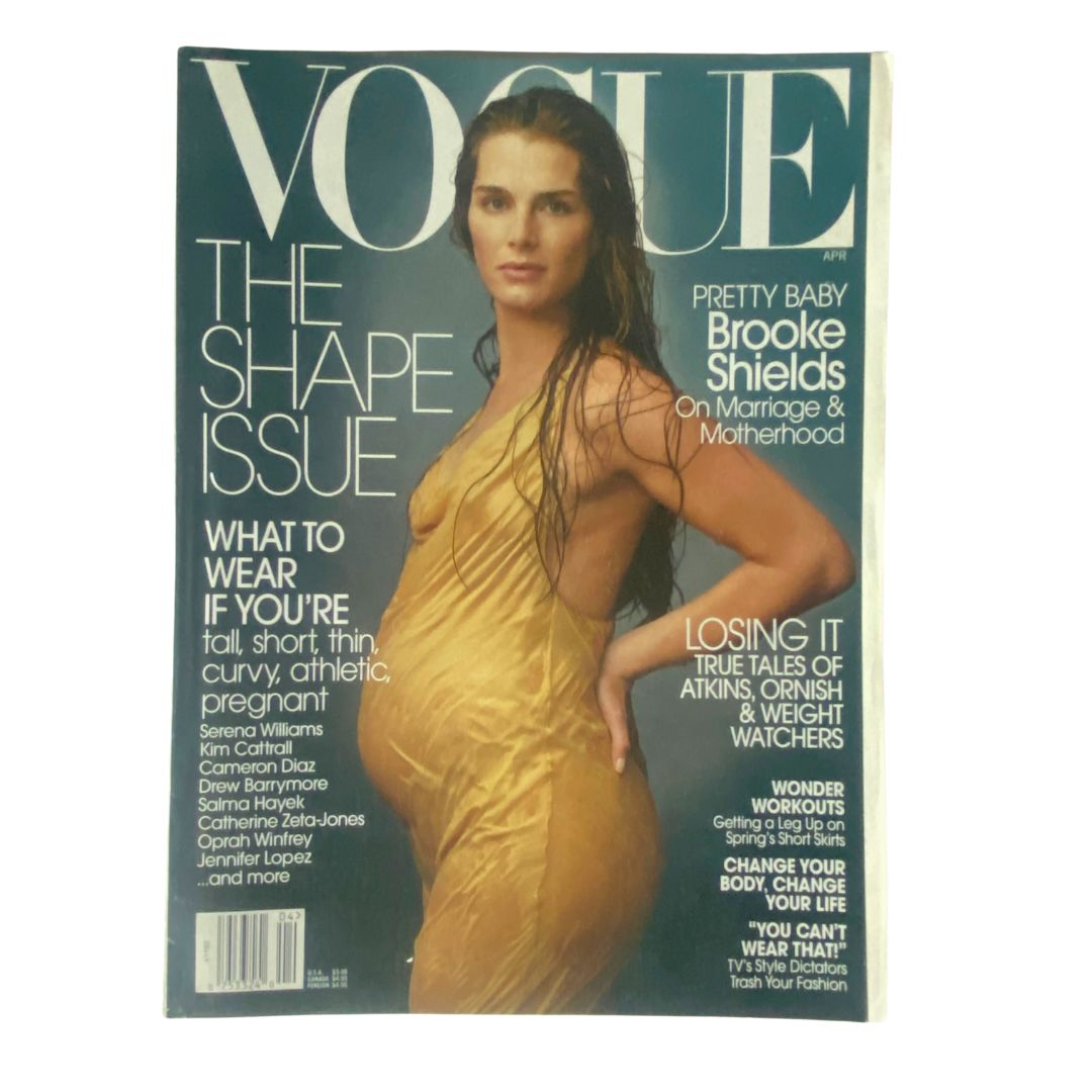 Vogue Magazine April 2003 Brooke Shields by Annie Leibovitz No Label