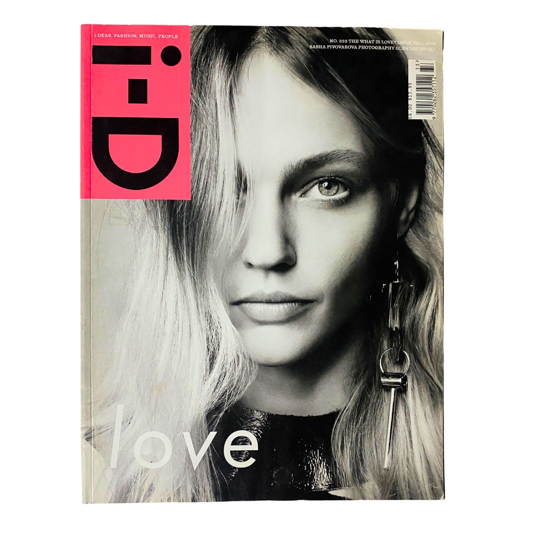 i-D Magazine Fall 2014 No. 333 Sasha Pivovarova By Glen Luchford No Label VG