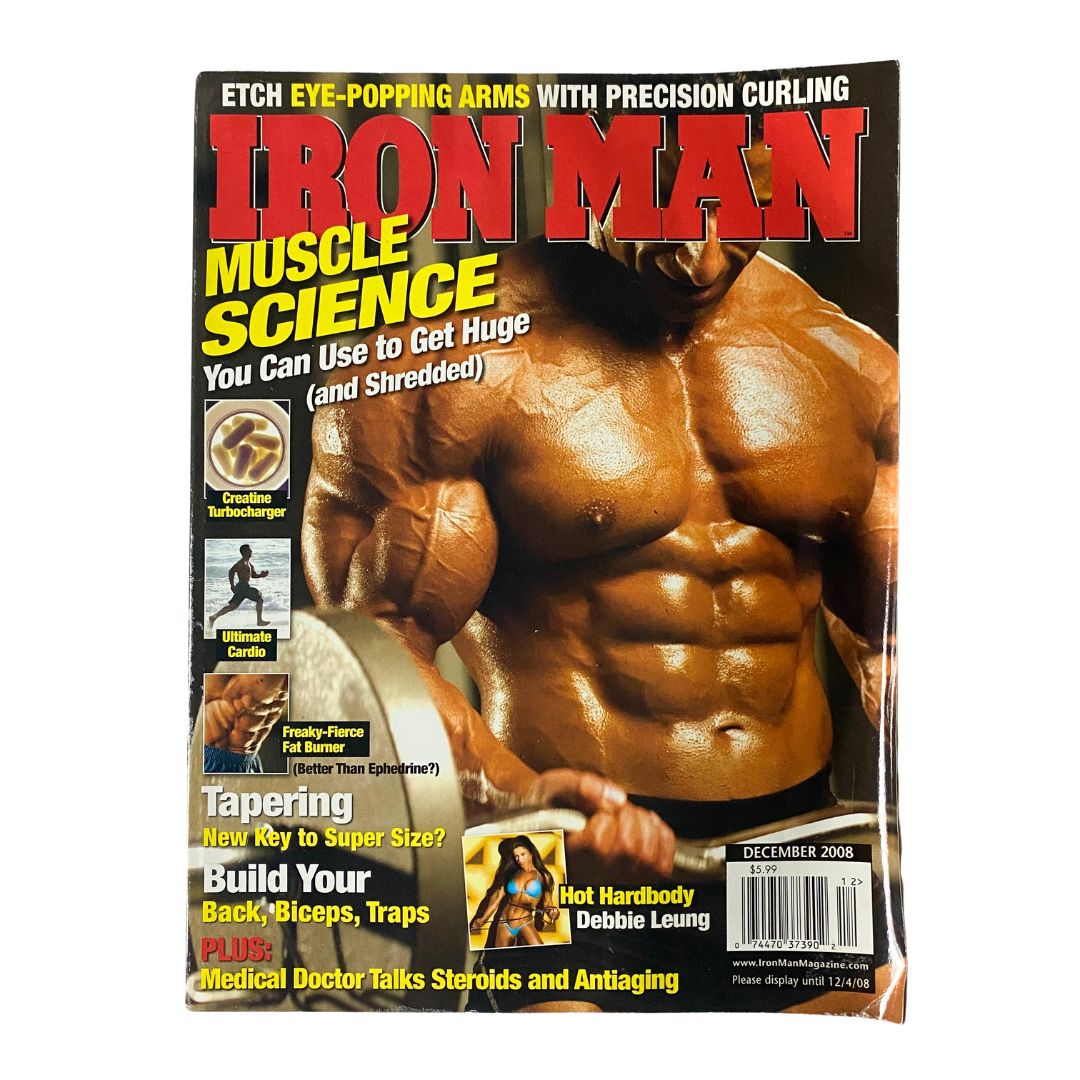 Iron Man Magazine December 2008 Vol 67 No. 12 Ahmad Ahmad Cover No Label