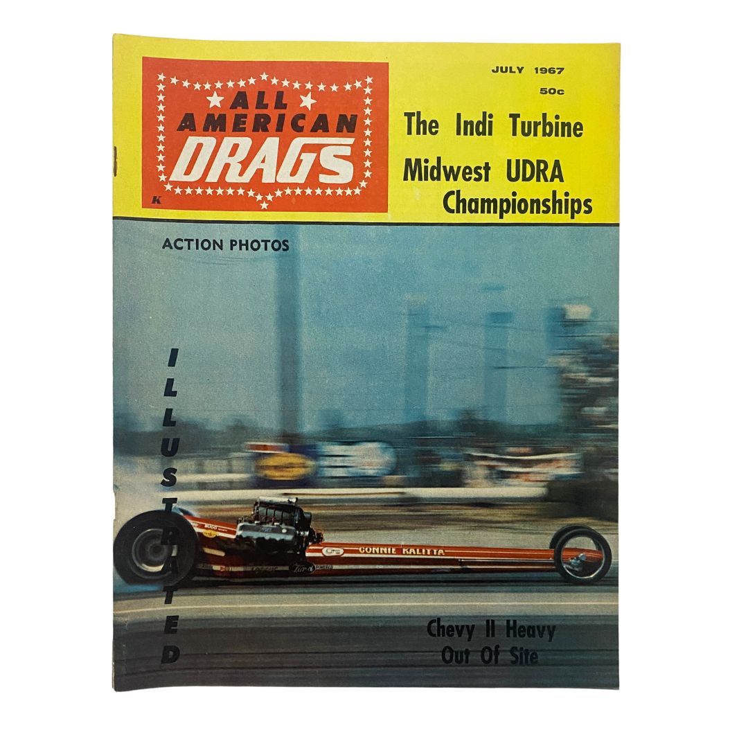 All American Drags Illustrated Magazine July 1967 Chevy II Heavy No Label