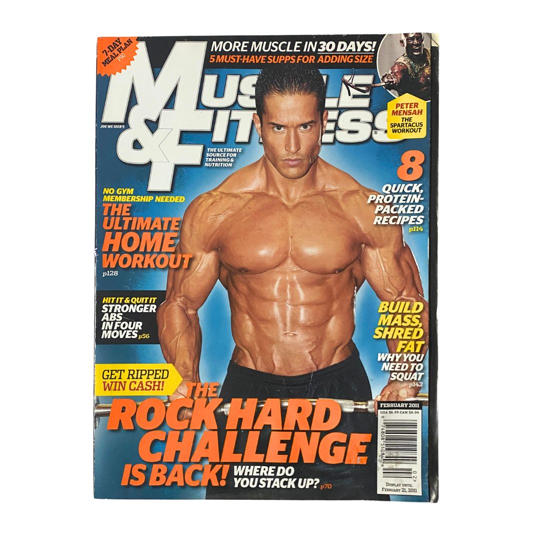 Muscle & Fitness Magazine February 2011 Ryan Norman Cover No Label