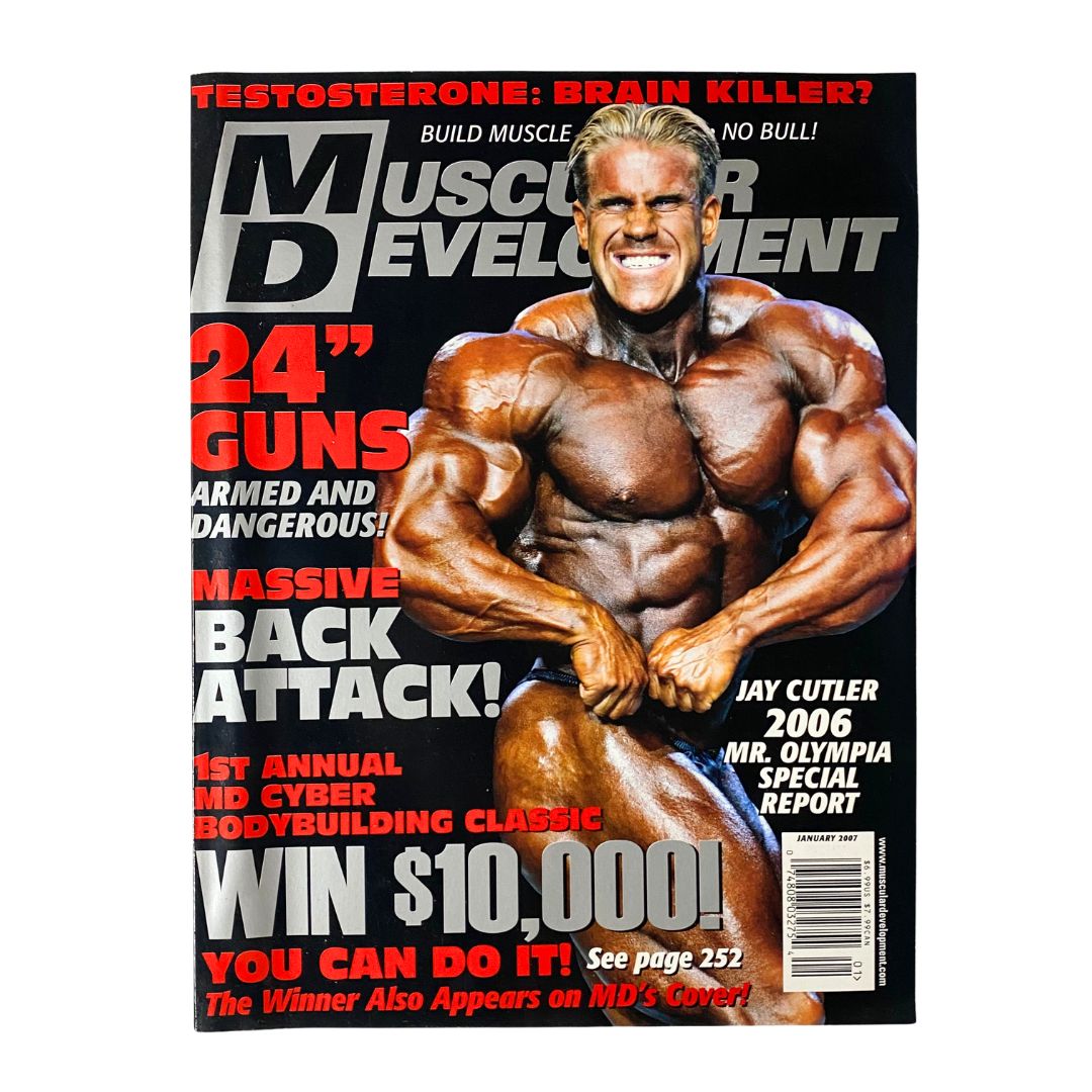 Muscular Development Magazine January 2007 Jay Cutler Cover No Label VG