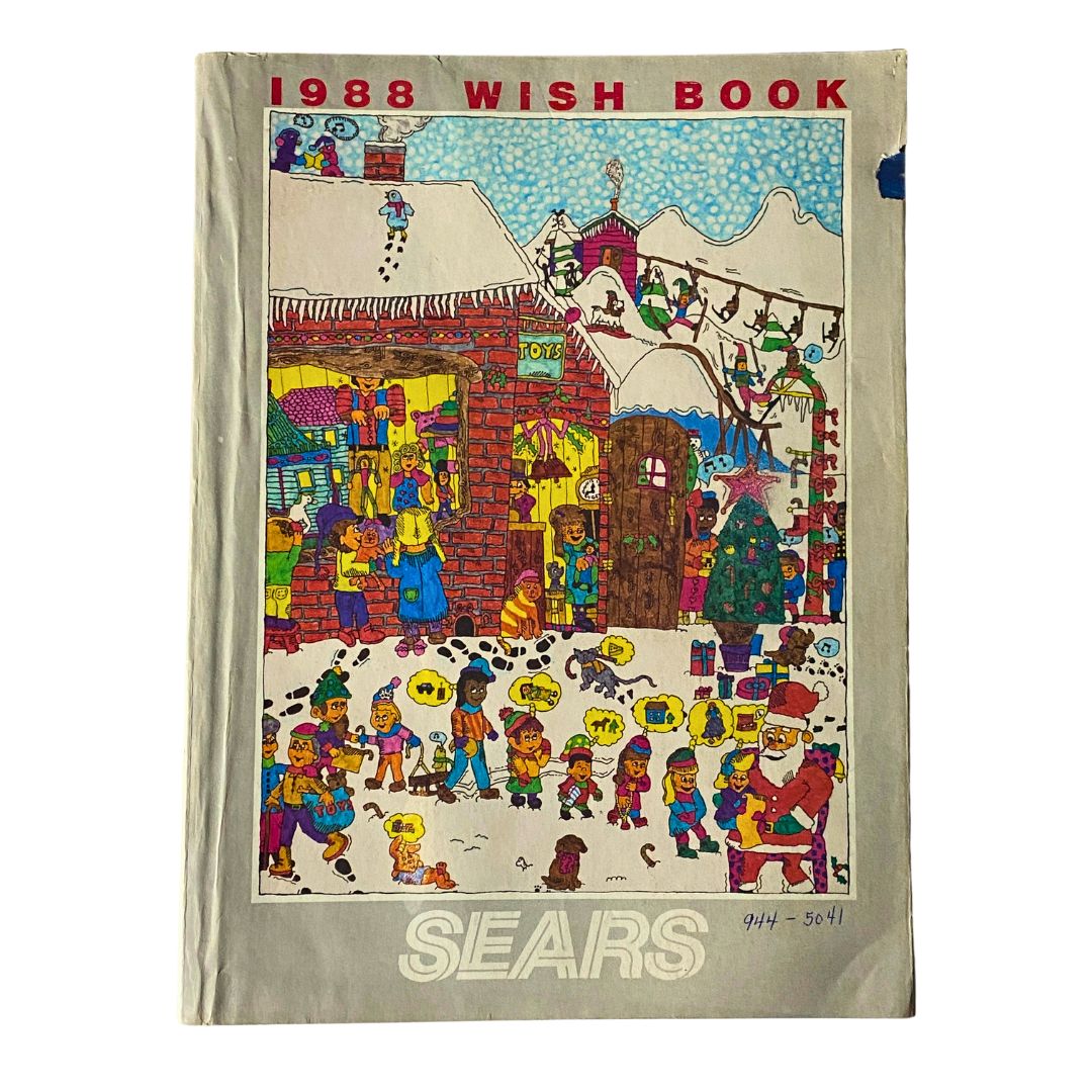 1988 Sears Wish Book Christmas Toys Disney Magic Brochure Catalog