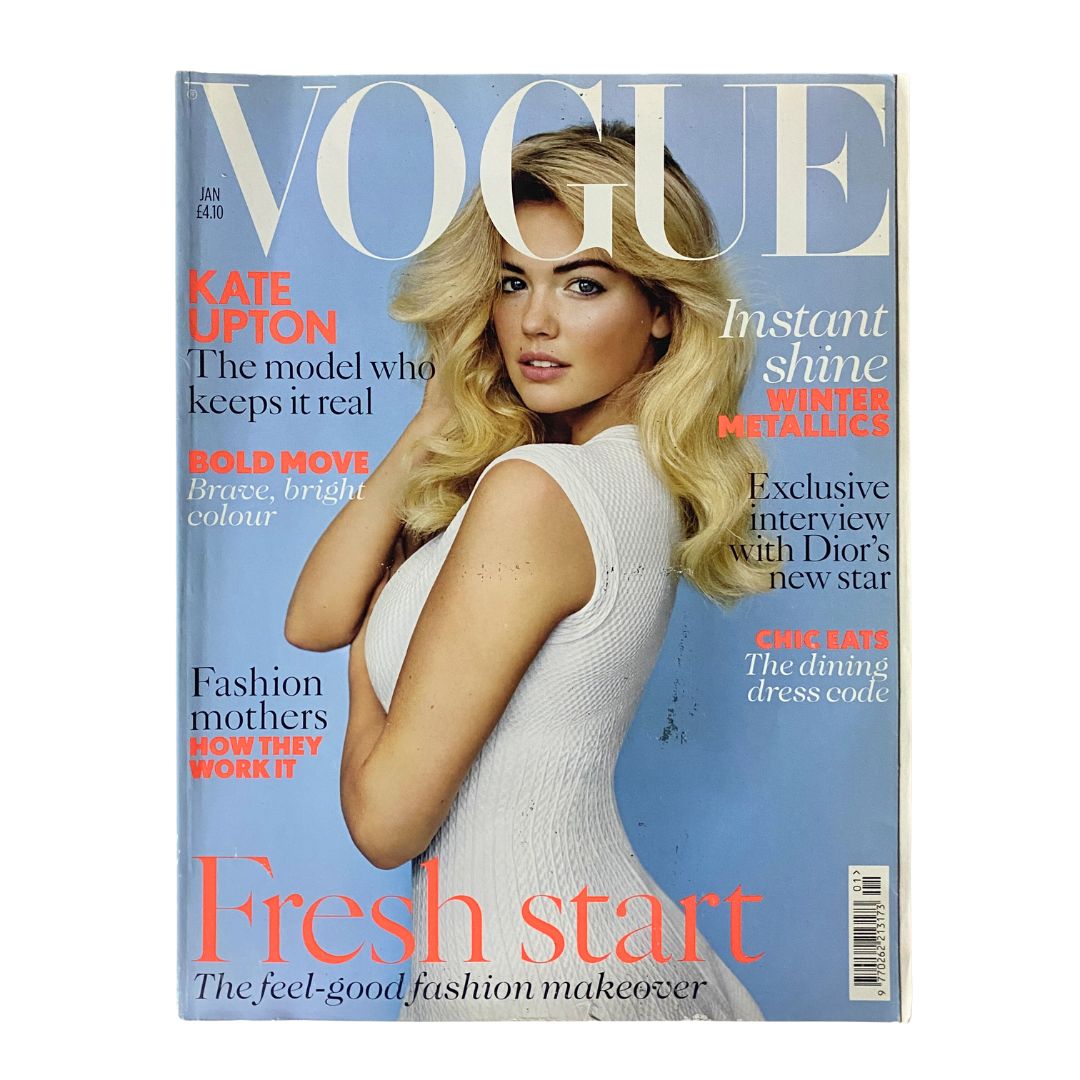 Vogue UK Magazine January 2013 Kate Upton Cover No Label