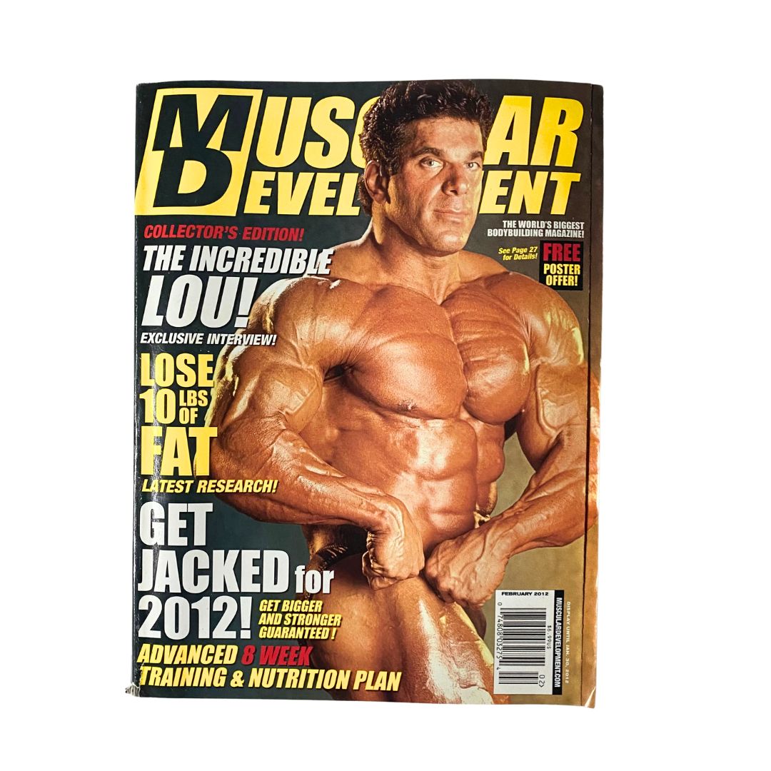 Muscular Development Magazine February 2012 Lou Ferrigno No Label