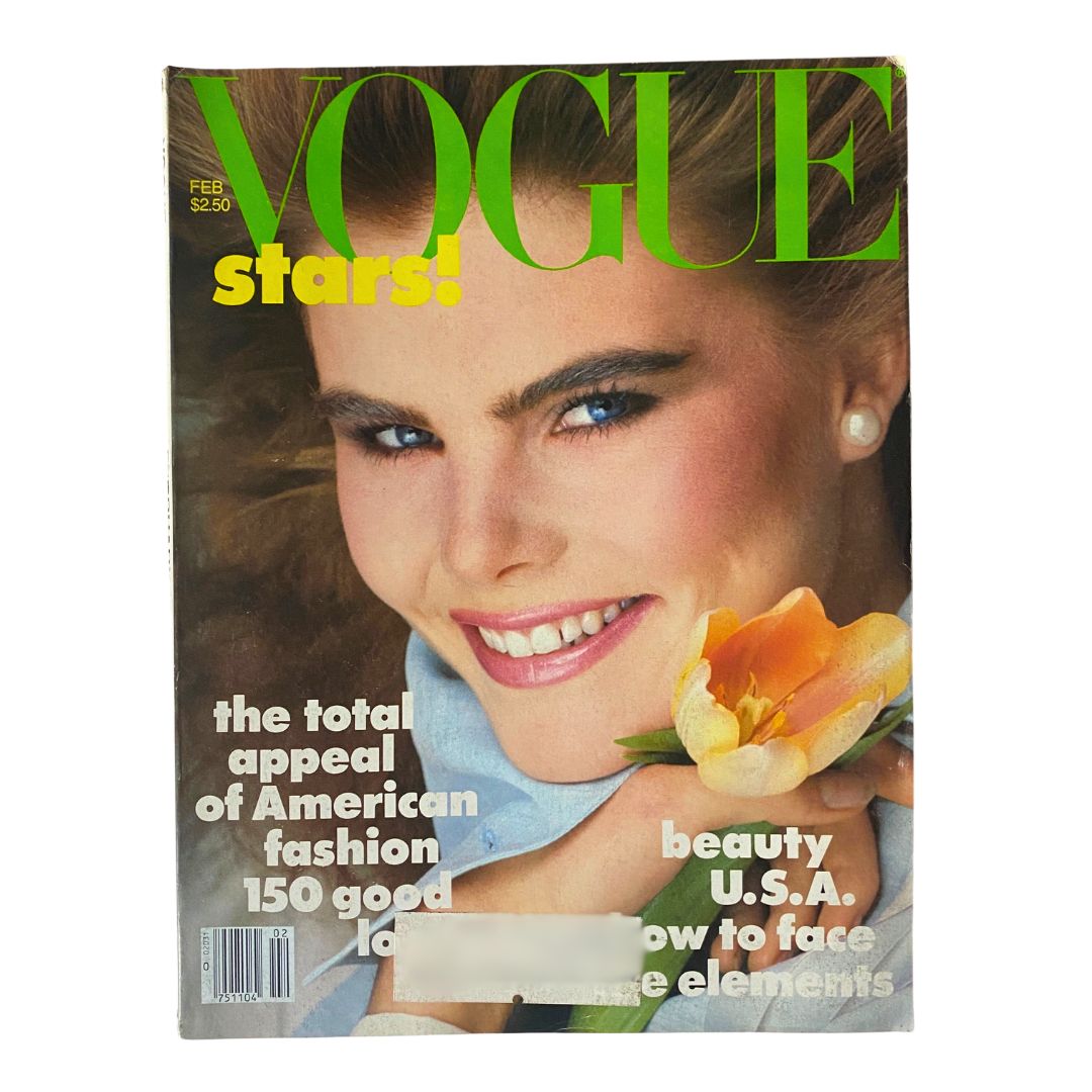 VTG Vogue Magazine February 1982 Mariel Hemingway by Bill King