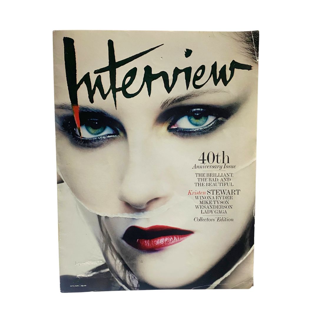 Interview Magazine November 2009 Kristen Stewart, Lady Gaga No Label