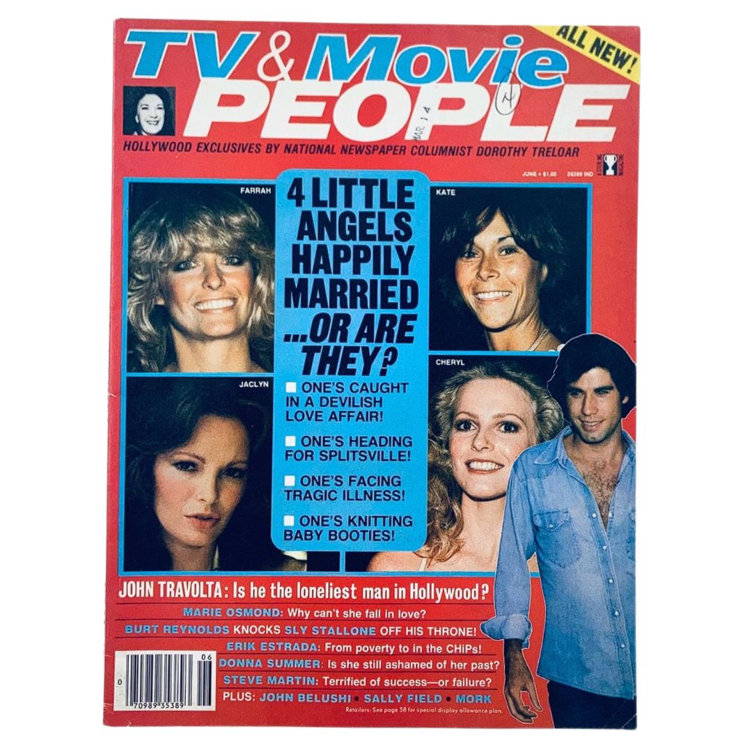 VTG TV & Movie People Magazine June 1979 Vol 1 #1 Farrah Fawcett No Label