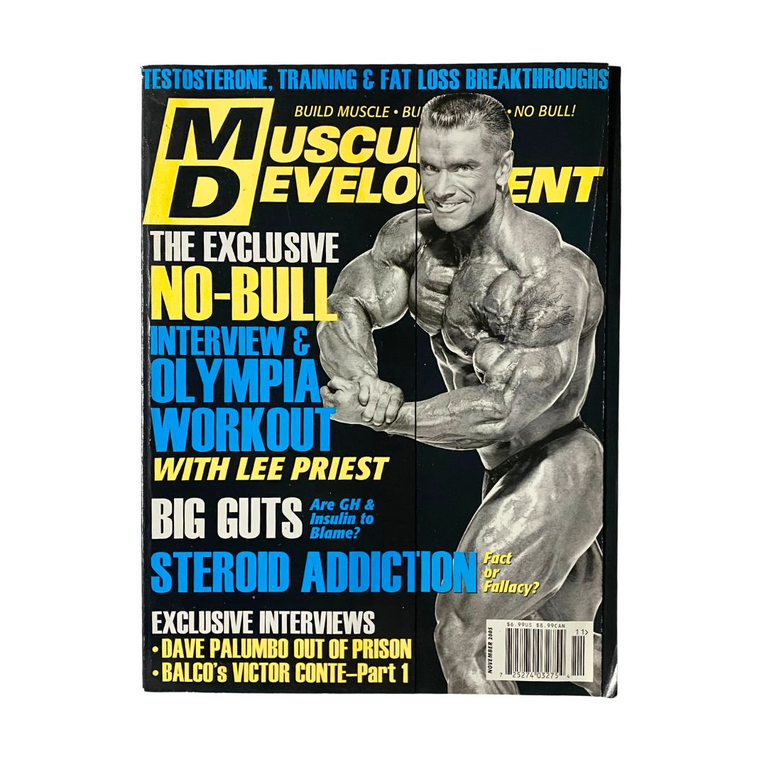 Muscular Development Magazine November 2005 Lee Priest Cover No Label