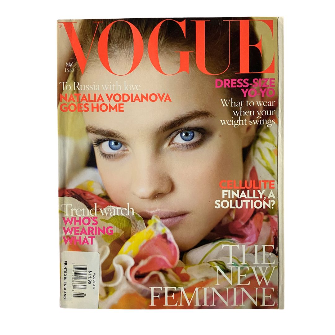 Vogue Magazine May 2008 Natalia Vodianova Cover No Label VG