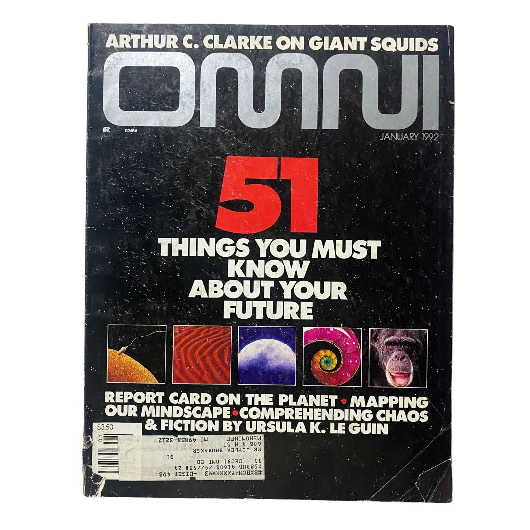 Omni Magazine January 1992 Vol 14 No. 4 Things You Must Know About Your Future