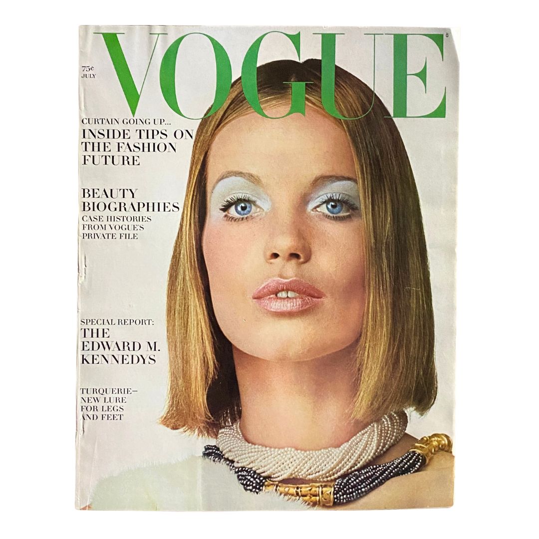 VTG Vogue Magazine July 1965 Veruschka von Lehndorff by Irving Penn No Label