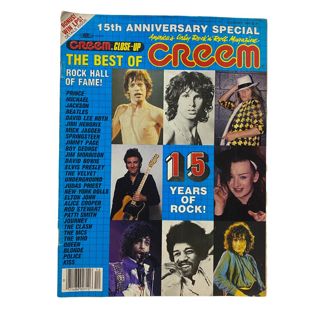 VTG The Best of Creem Magazine 1984 Mick Jagger, Michael Jackson No Label