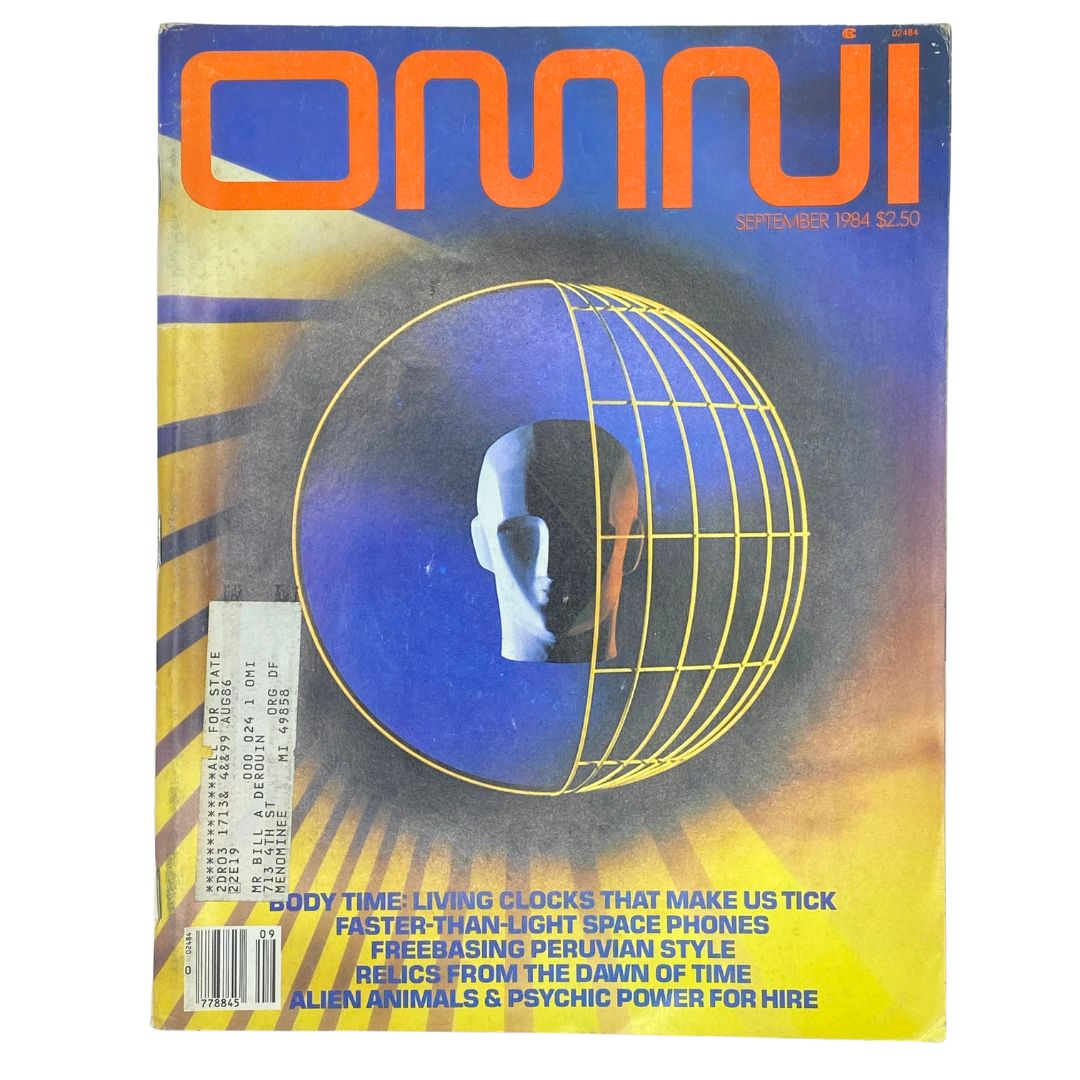 VTG Omni Magazine September 1984 Body Time Living Clocks That Makes Us Tick