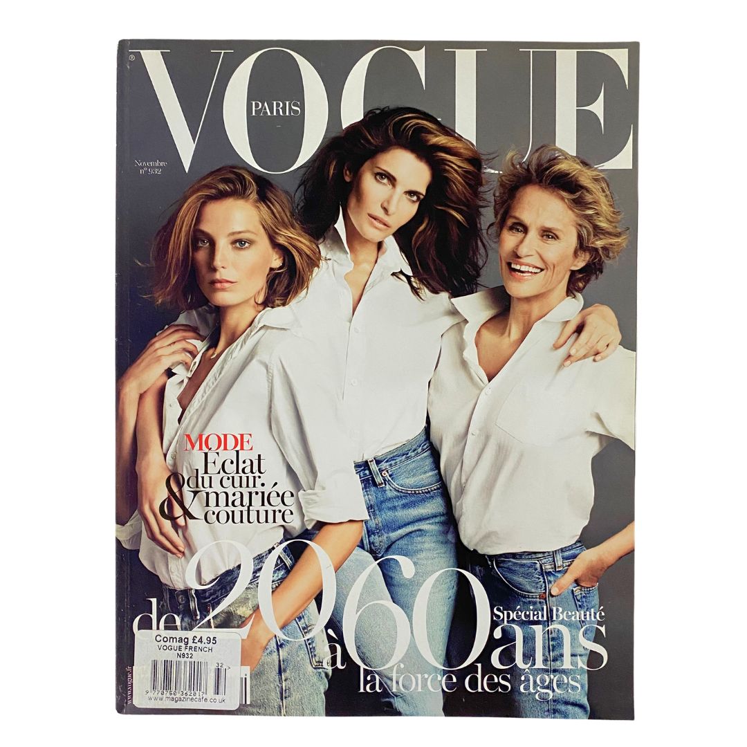 Vogue Paris Magazine November 2012 Hutton, Seymour, Werbowy No Label VG