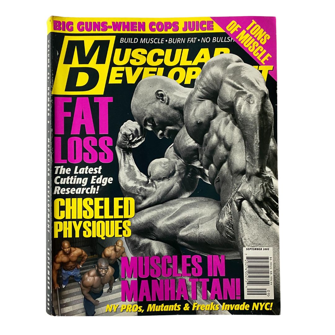 Muscular Development Magazine September 2005 Darrem Charles Cover No Label