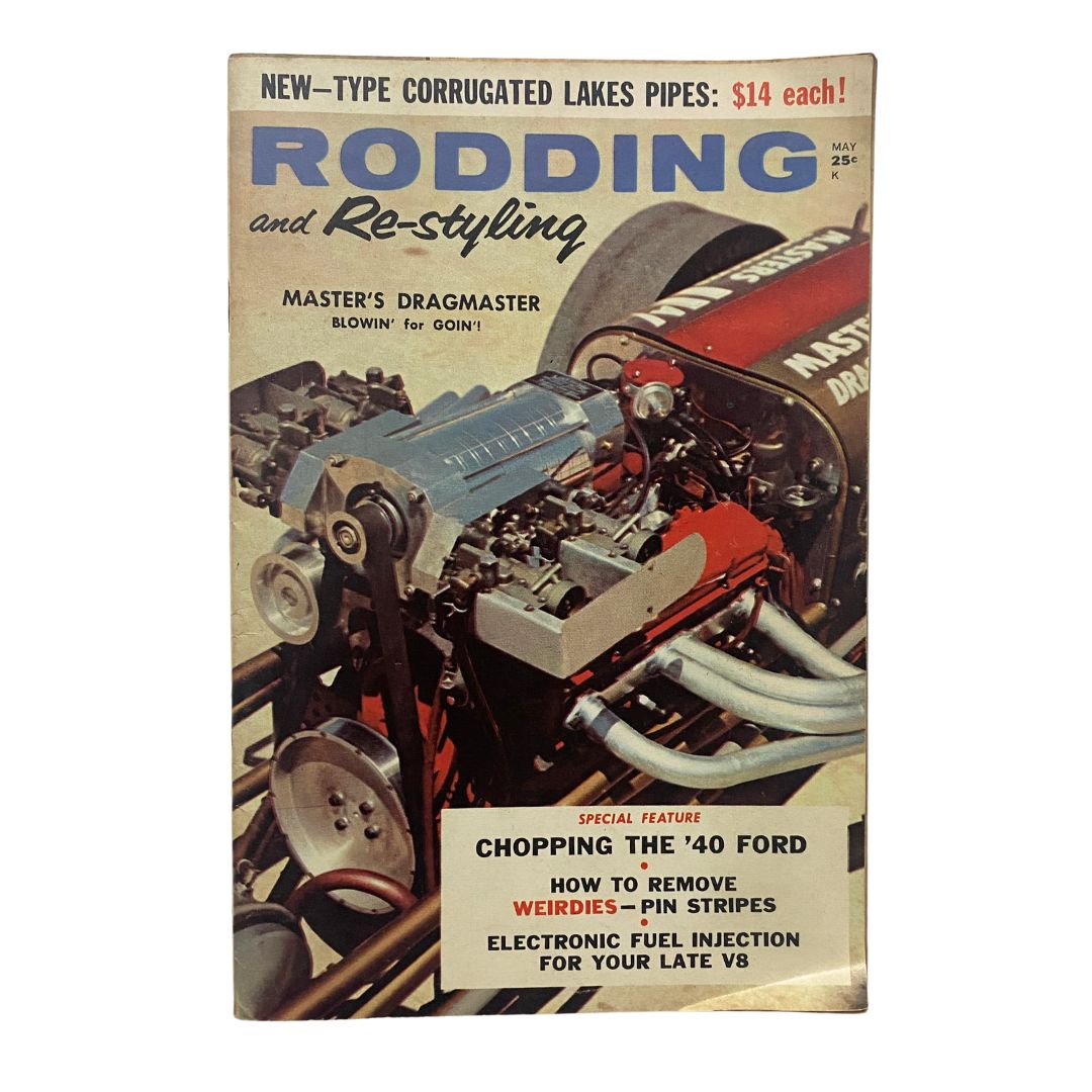 VTG Rodding & Re-Styling Magazine May 1959 Master's Dragmaster No Label