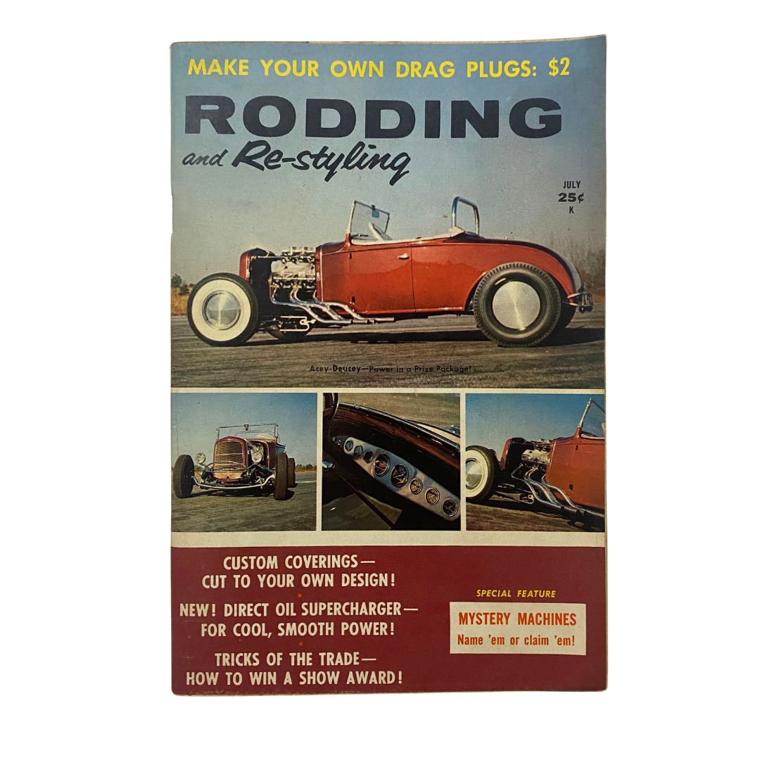 VTG Rodding & Re-Styling Magazine July 1959 Acey Deucey Price Package No Label