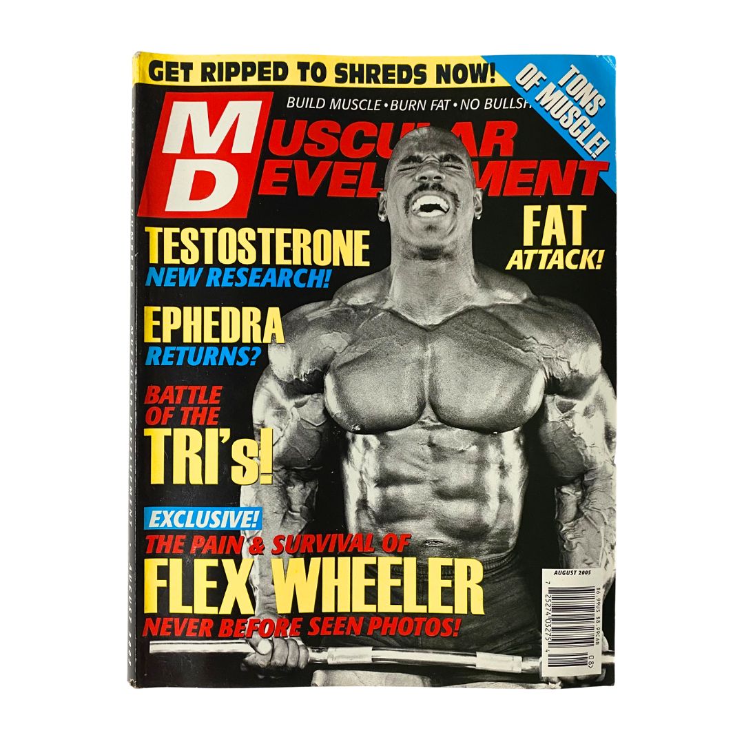 Muscular Development Magazine August 2005 Ken Wheeler Cover No Label