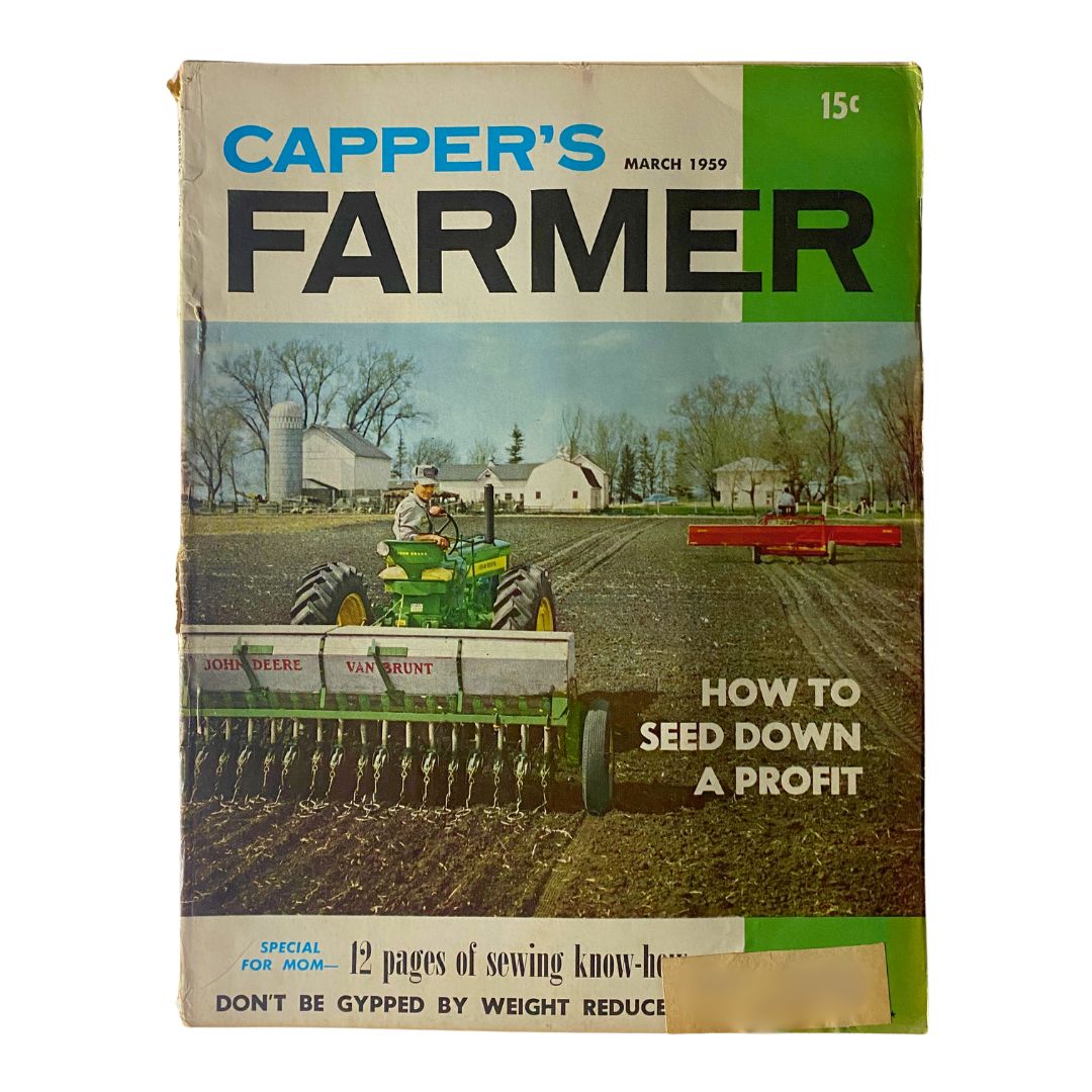 VTG Carper's Farmer Magazine March 1959 How To Seed Down A Profit