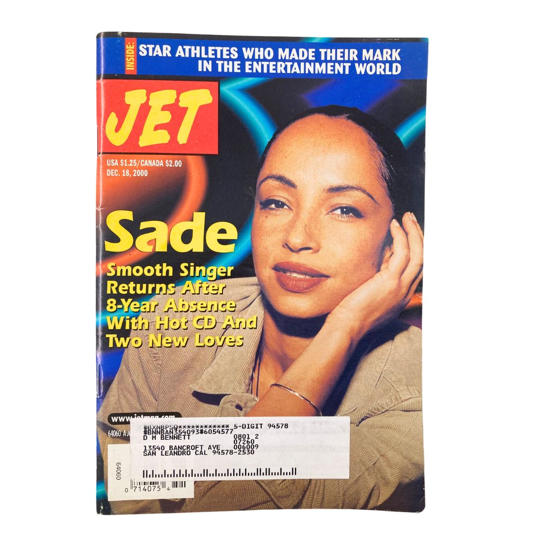 Jet Magazine December 18 2000 Vol 99 #2 Sade, Chuck Berry and His Wife Themetta