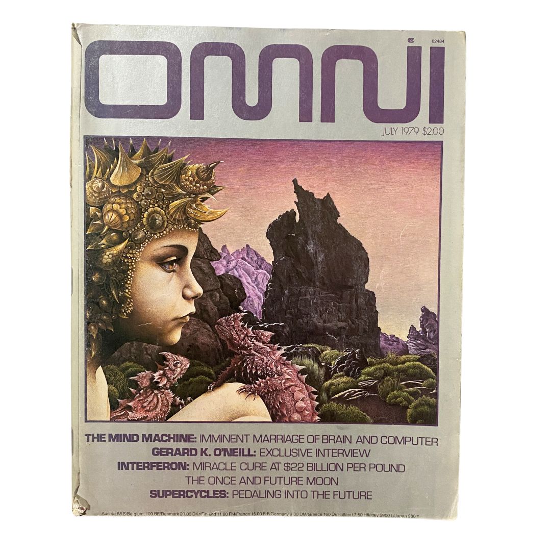 VTG Omni Magazine July 1979 Imminent Marriage of Brain and Computer No Label