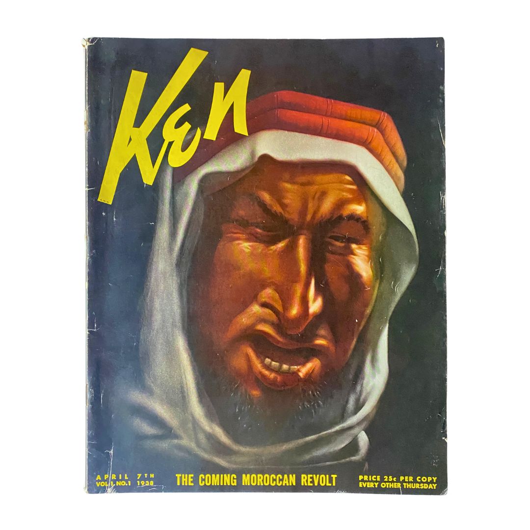 VTG Ken The Insider's World Magazine April 7 1938 Moroccan Revolt No Label