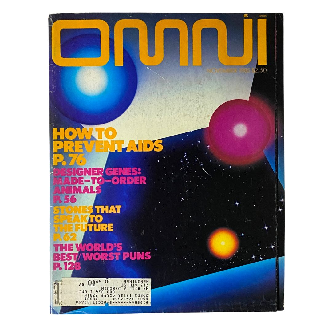 VTG Omni Magazine November 1985 Designer Genes Made-to-Order Animals