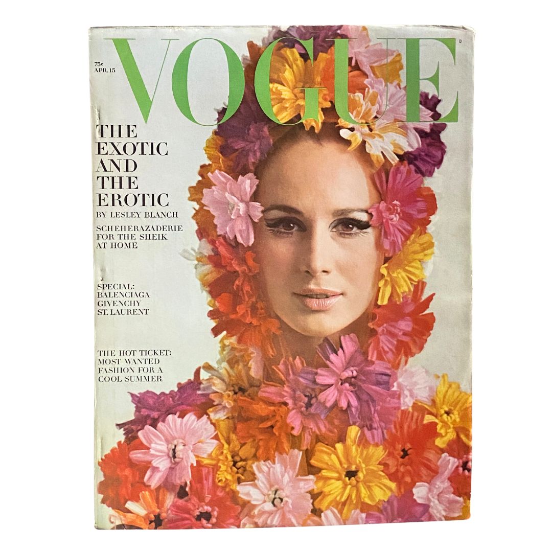 VTG Vogue Magazine April 15 1965 Brigitte Bauer by William Klein No Label