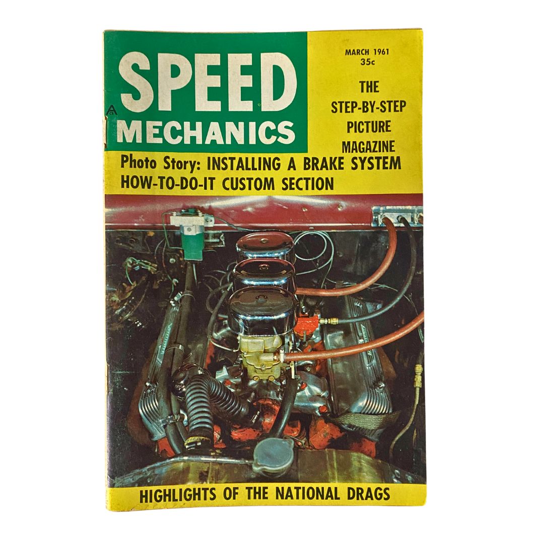 VTG Speed Mechanics Magazine March 1961 Installing A Brake System No Label