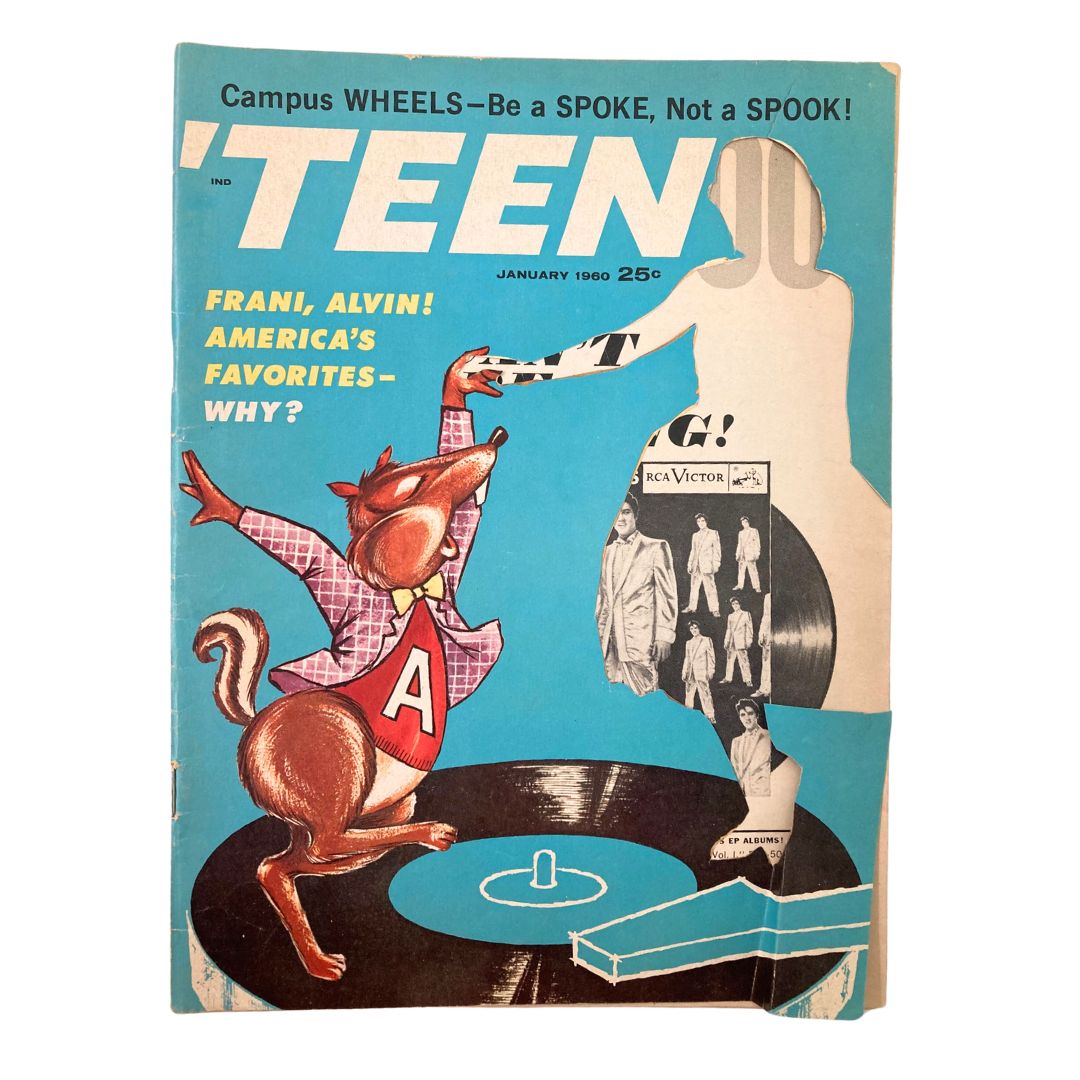 VTG Teen Magazine January 1960 Vol 4 #1 Frani, Alvin America's Favorite No Label