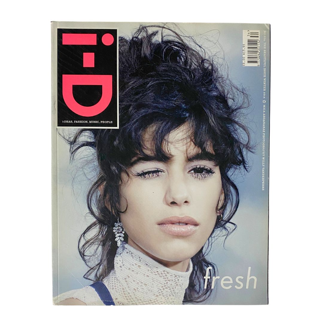 i-D Magazine Winter 2014 No. 334 Mica Arganaraz by Willy Vanderperre No Label