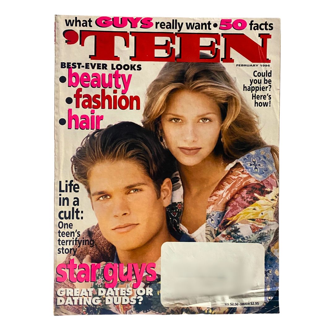 Teen Magazine February 1994 Paul Korver and Lindsay Bryan Cover