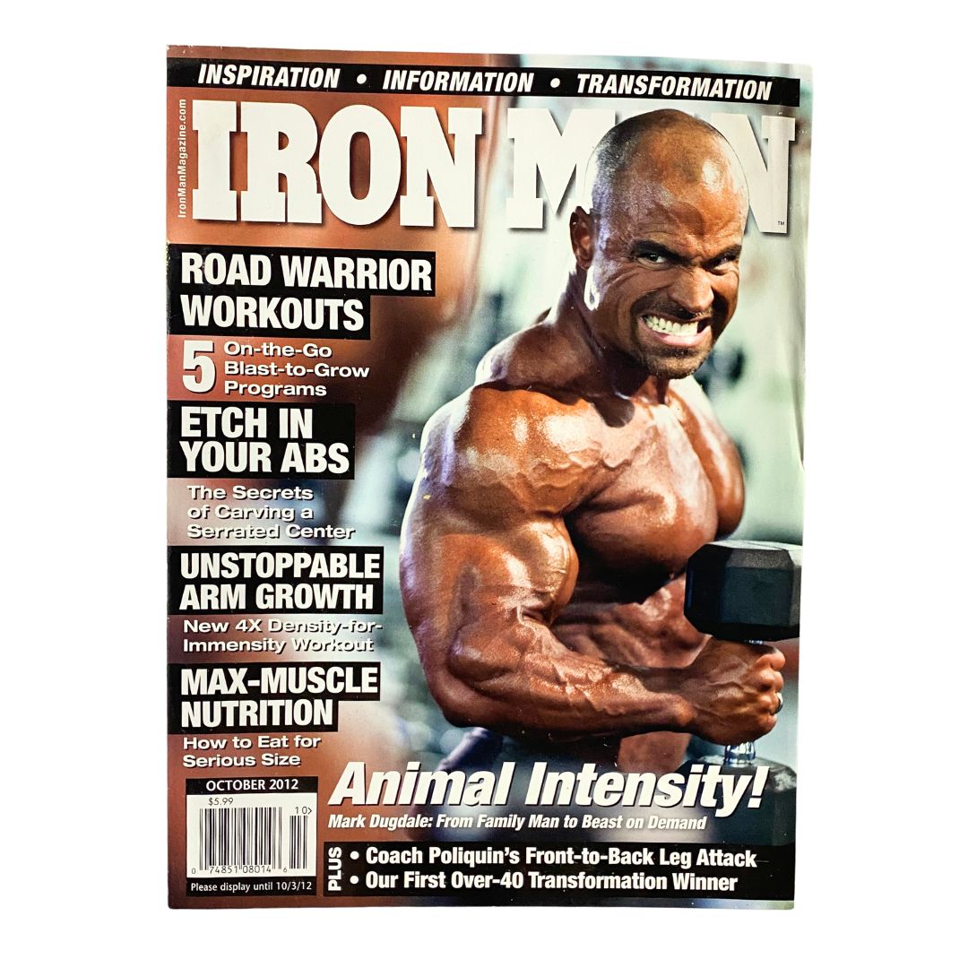 Iron Man Magazine October 2012 Vol 71 No. 10 Mark Dugdale No Label