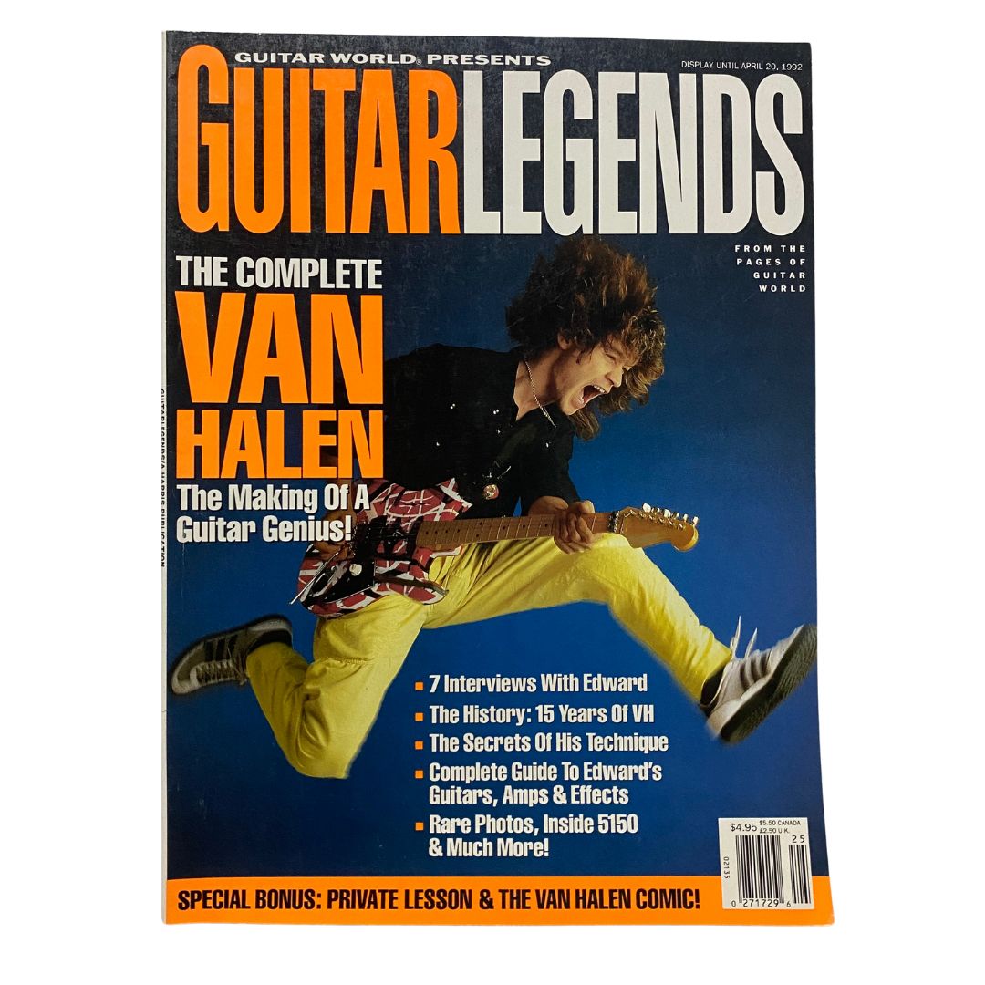 Guitar Legends Magazine April 20 1992 The Complete Van Halen No Label VG