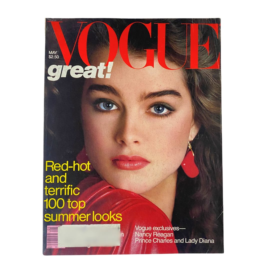 VTG Vogue Magazine May 1981 Brooke Shields by Richard Avedon