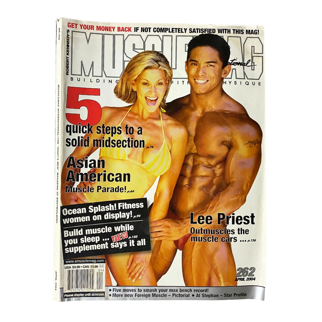 MuscleMag Int'l Magazine April 2004 No. 262 Stan McQuay, Mona Beaulieu No Label