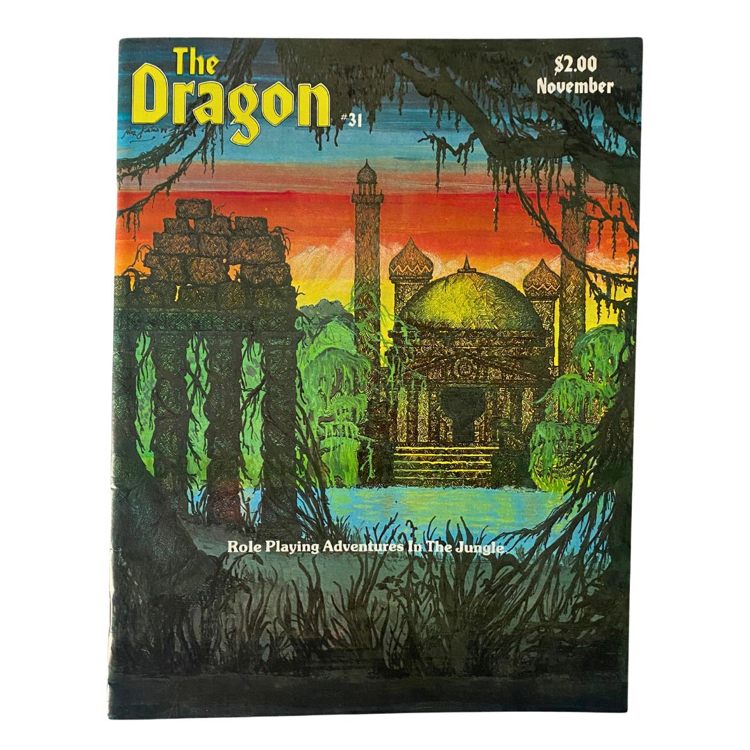 VTG The Dragon Magazine November 1979 #31 Adventure in the Jungle