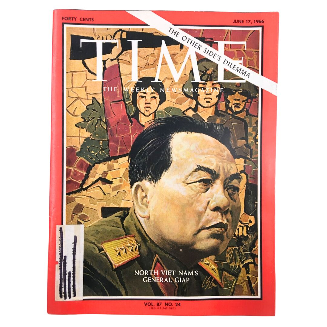 VTG Time Magazine June 17 1966 Vol 87 #24 North Viet Nam's General Giap